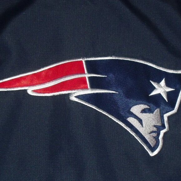 New England Patriots Windbreaker Wind Jacket Mens sz. Medium New Nfl - Picture 2 of 5